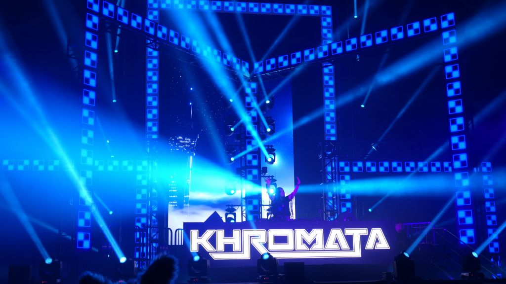 arrived in time to see my friend Khromata for more great psytrance