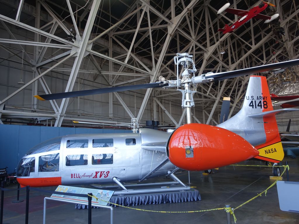 Way before the Osprey, the XV-3, the first tilt rotor aircraft