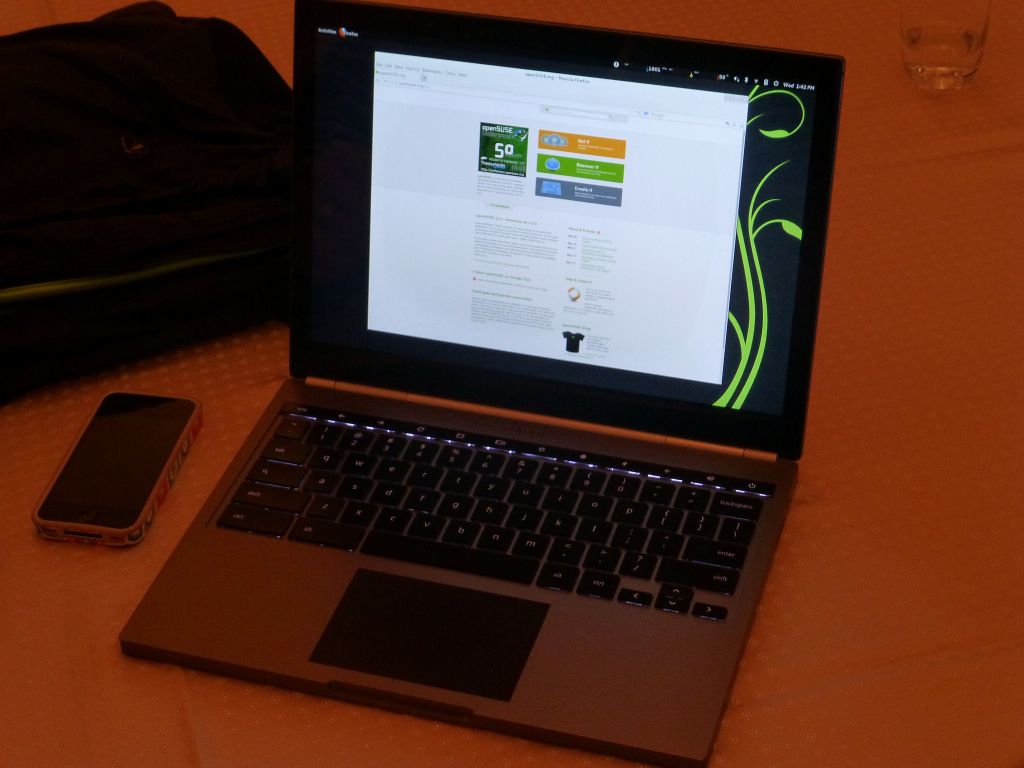 Chromebook Pixel running Suse Linux