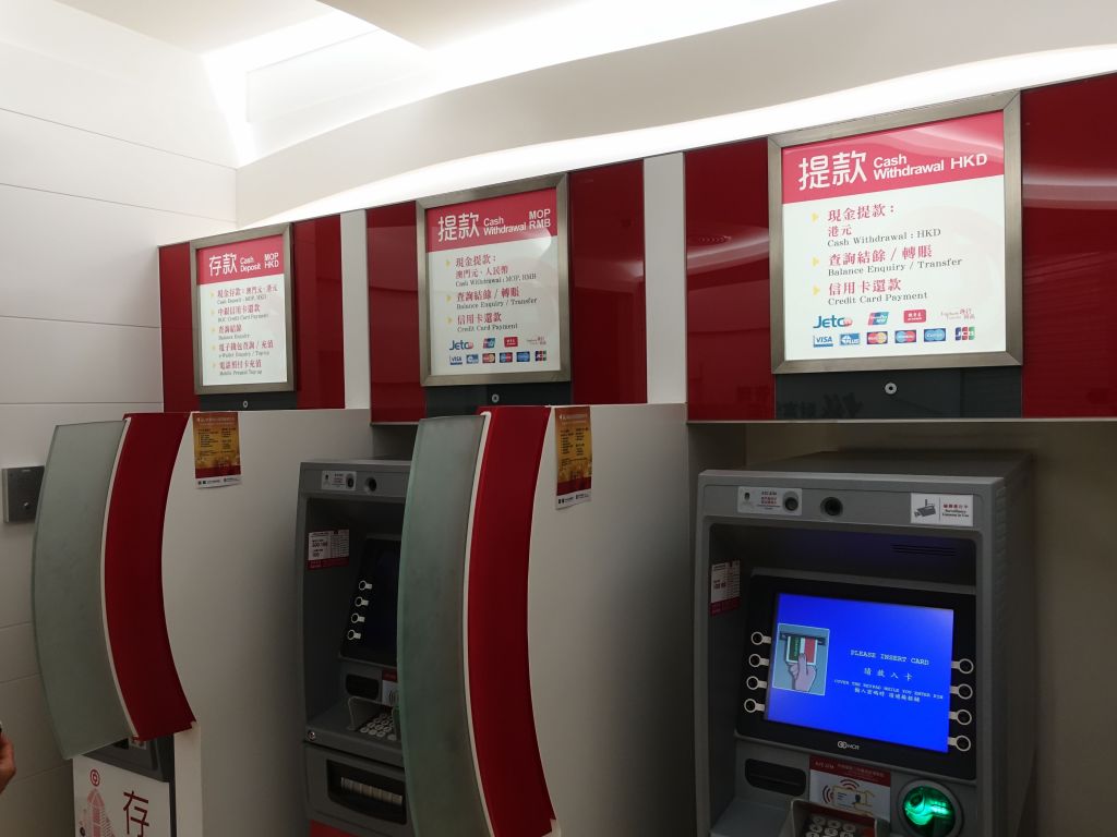Macau technically uses MOP which no one really seems to want, and readily accepts HKD. They even have ATMs that give you HKD directly