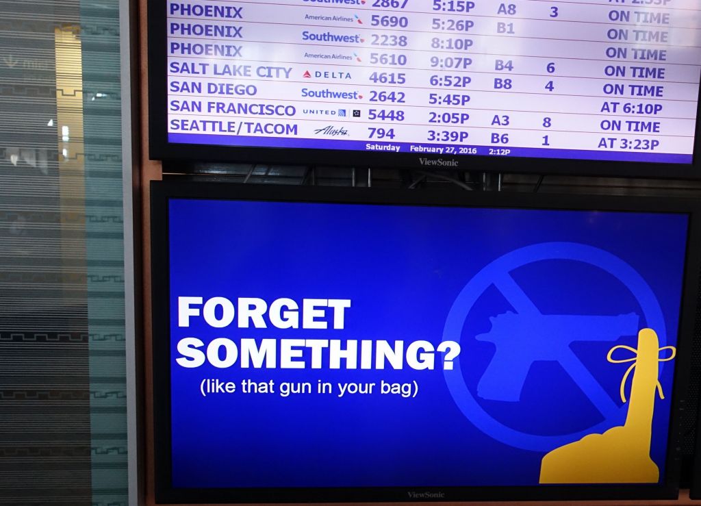 Is that a gun in your bag? Apparently the TSA finds many guns people forget in their carry ons...