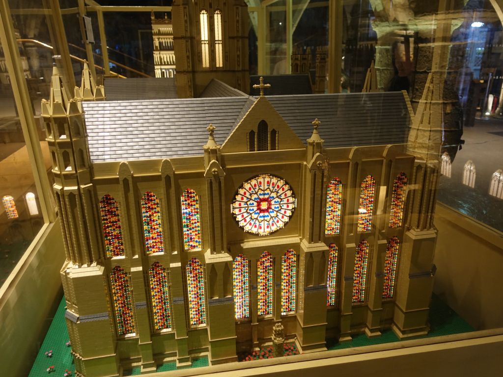 the cathedral got rebuilt in legos