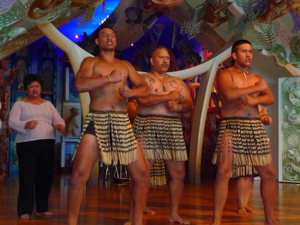 The Maori performed for us