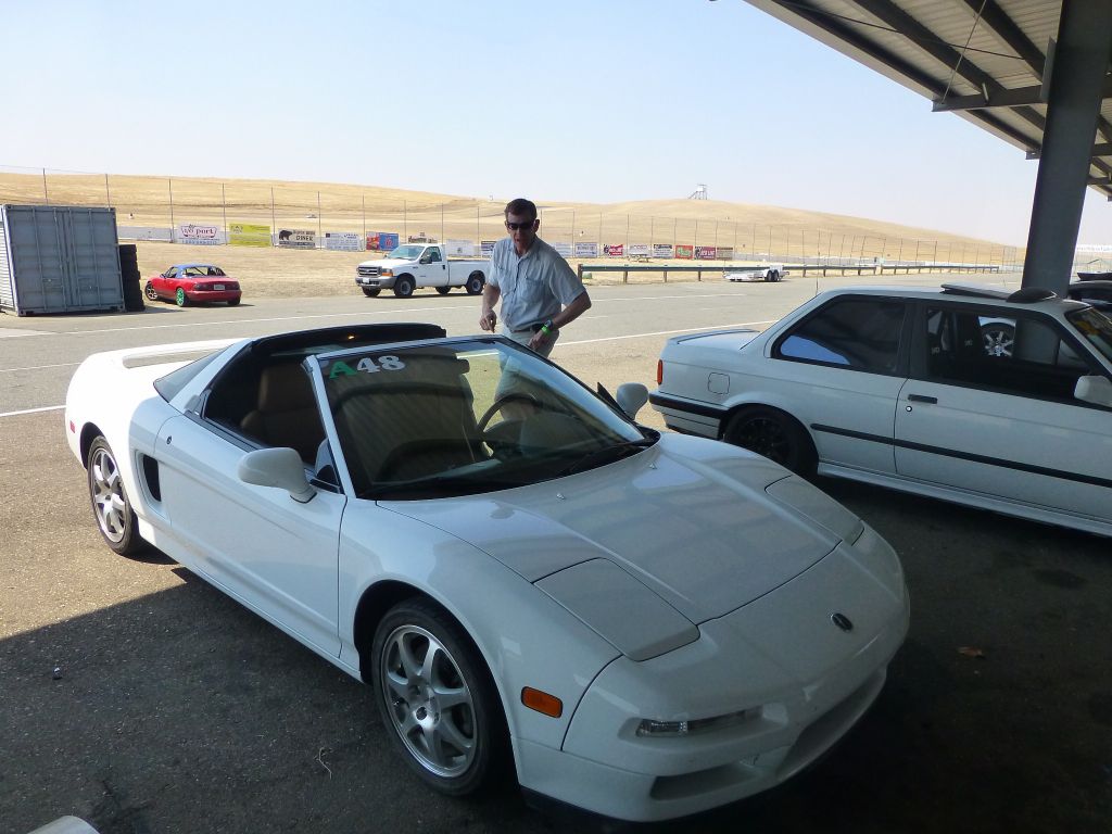 Stephen taking his NSX for the first time
