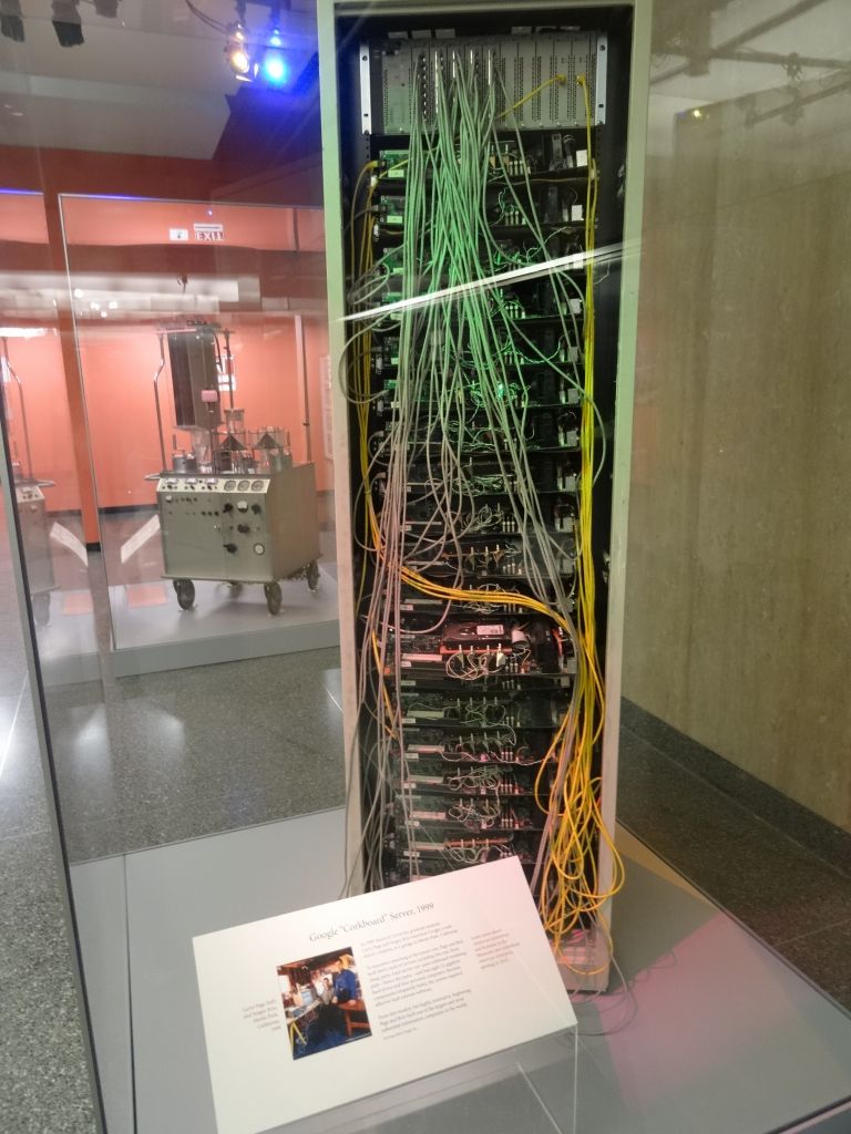 they had a google rack, cool!