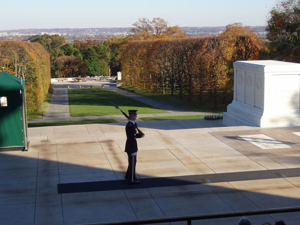 the walk by the unknown soldier is still just as impressive