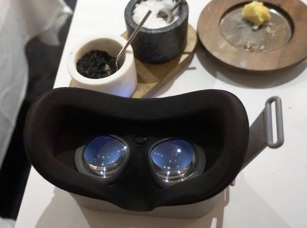 they gave us VR goggles to watch where the oysters came from