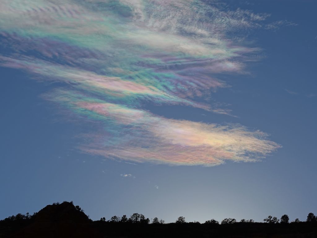 lovely colored clouds