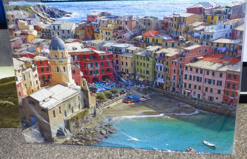 A nice picture of Vernazza in Cinque Terre. We went there.