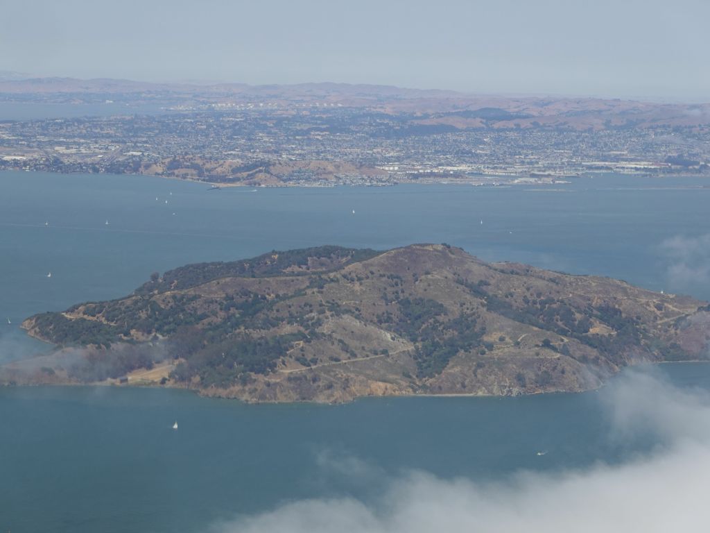 at least angel island was visible