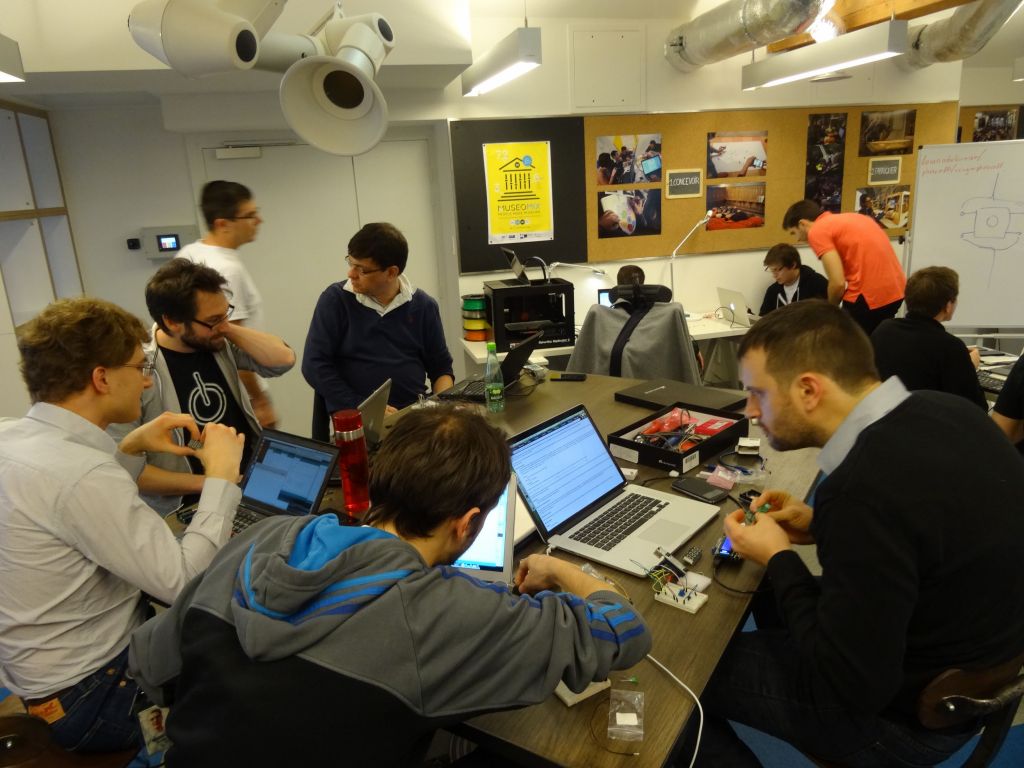 they were running the arduino workshop that day, cool!