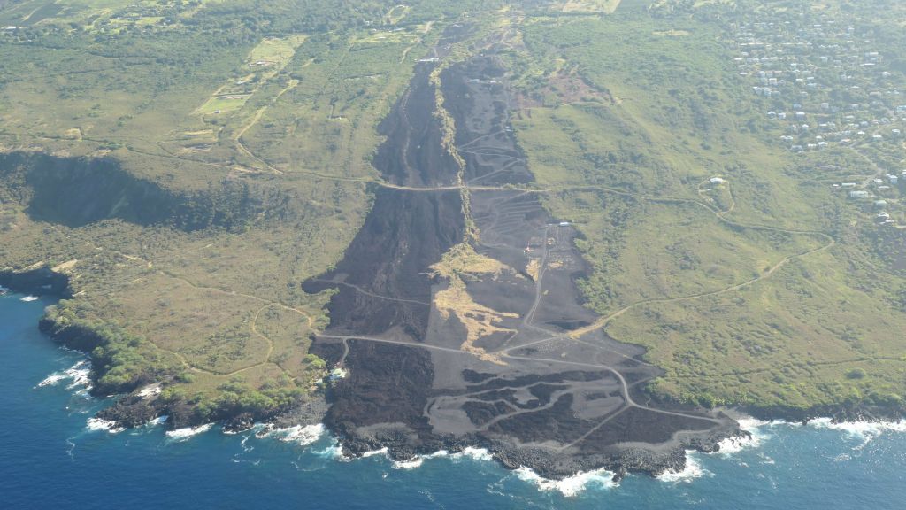 even the kona side had older lava flows