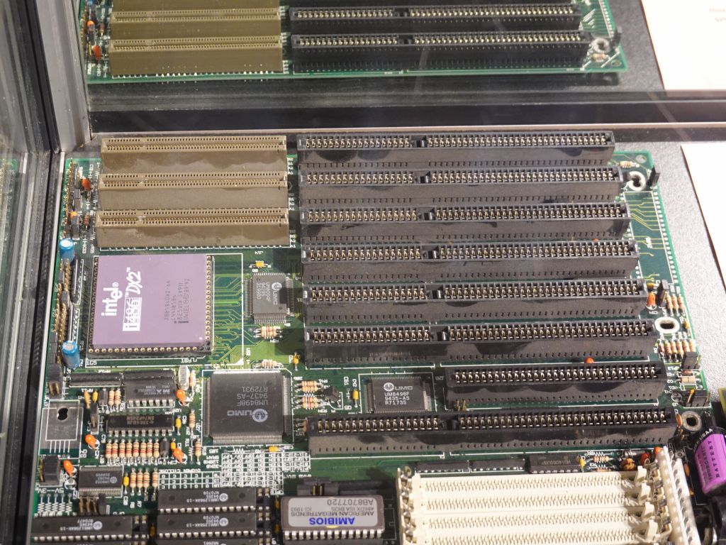 I remember having a MB like this, also note the extra holes around the CPU to allow for bigger CPUs to fit