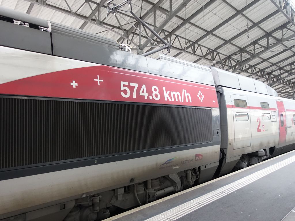 France did break and still holds the world speed record for wheeled trains