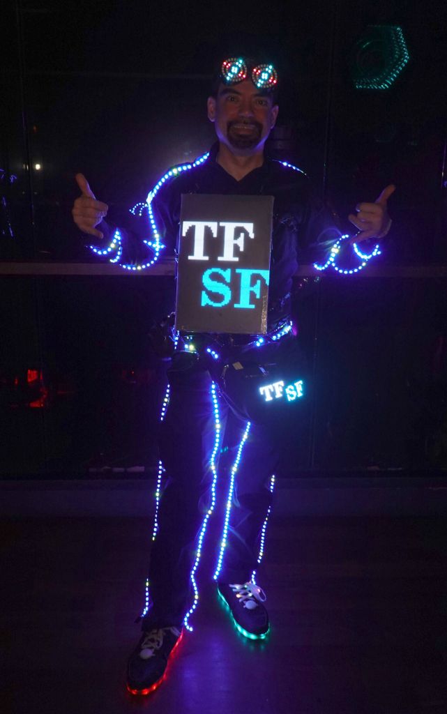it was also an excuse to try my new outfit for durability of the new LED strips