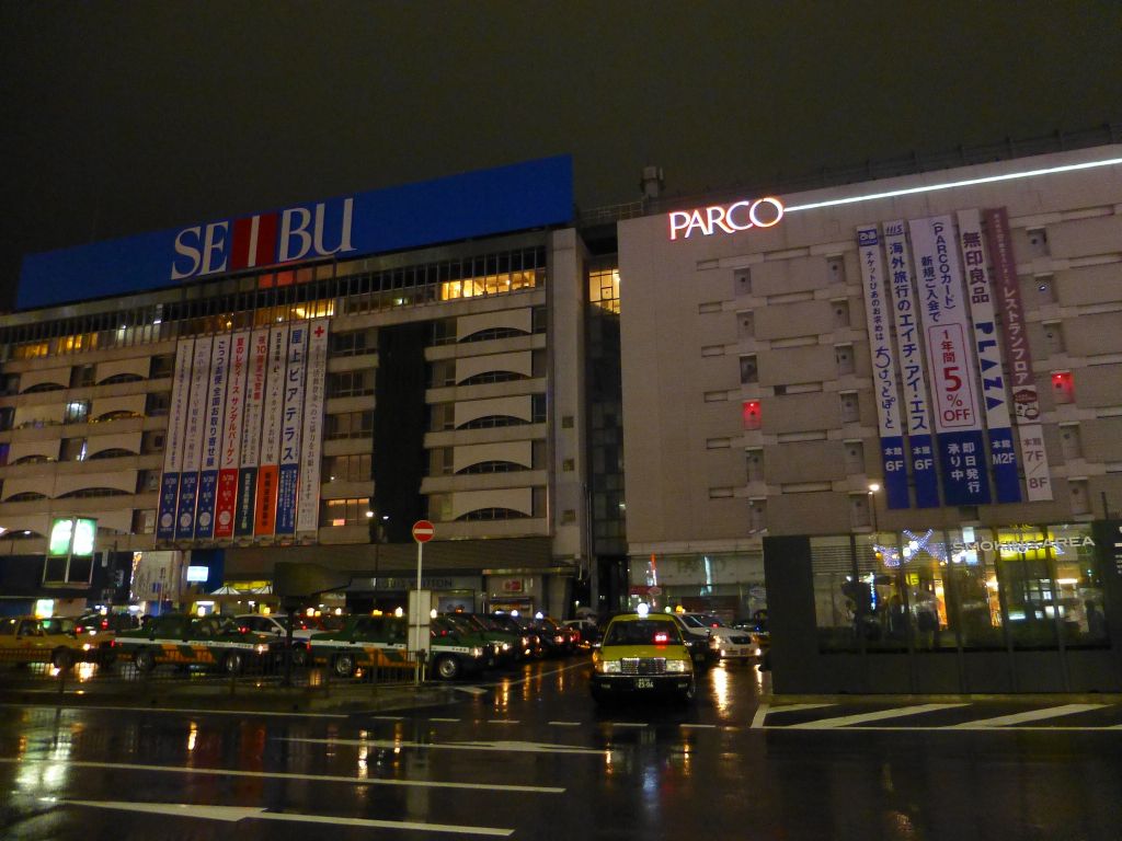 Tobu and Seibu are absolutely huge department stores, you could spend hours in there