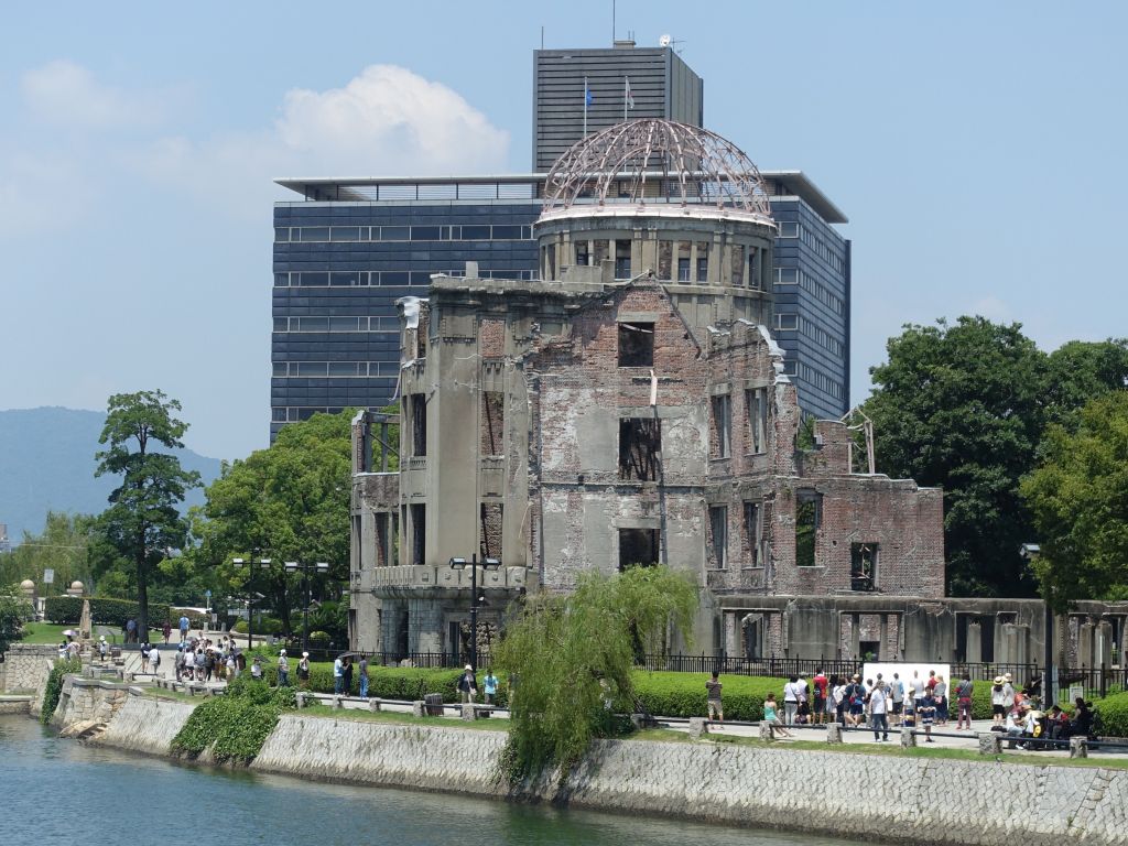 welcome to Hiroshima, this is the famous building that partially survived the blast