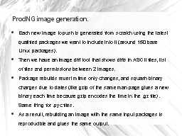 ProdNG image generation.