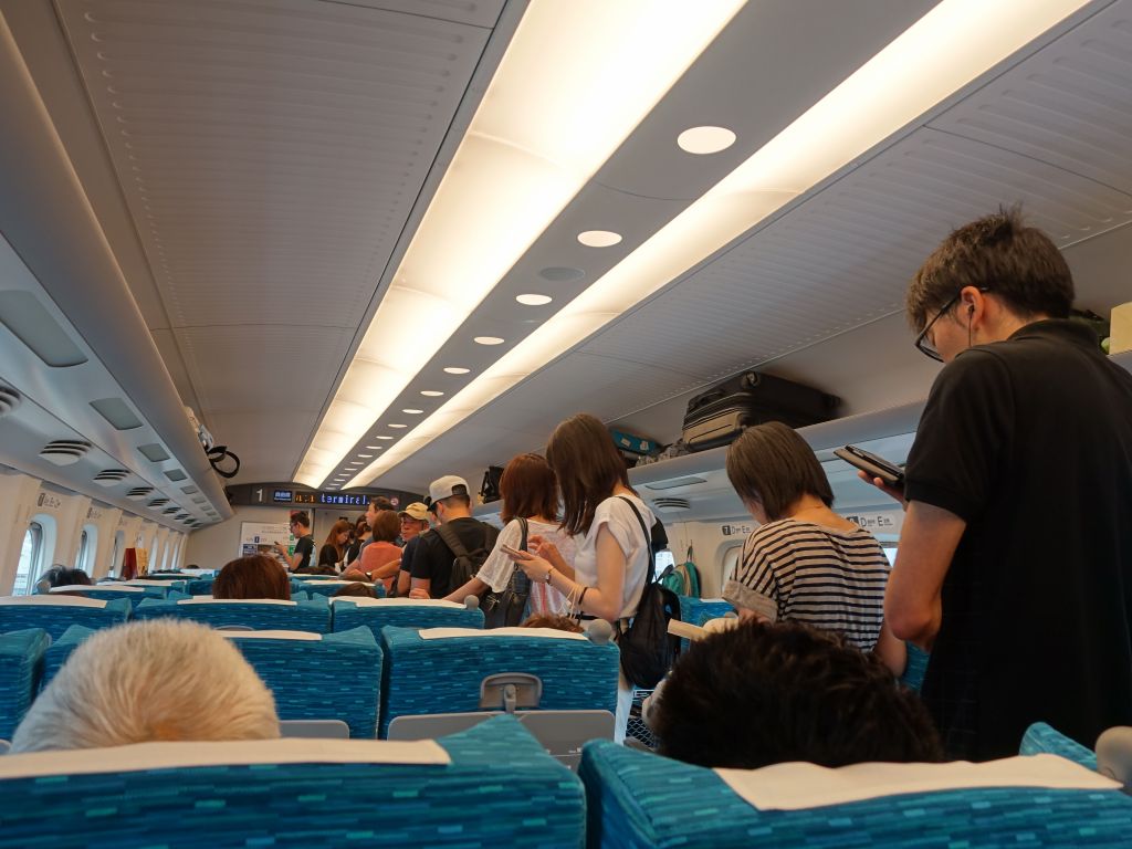 sucks to ride a bullet train like this