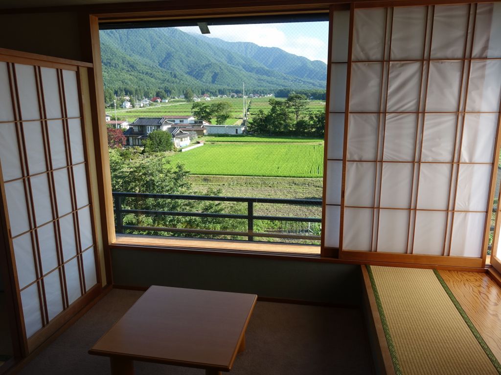 nice view from our Ryokan room