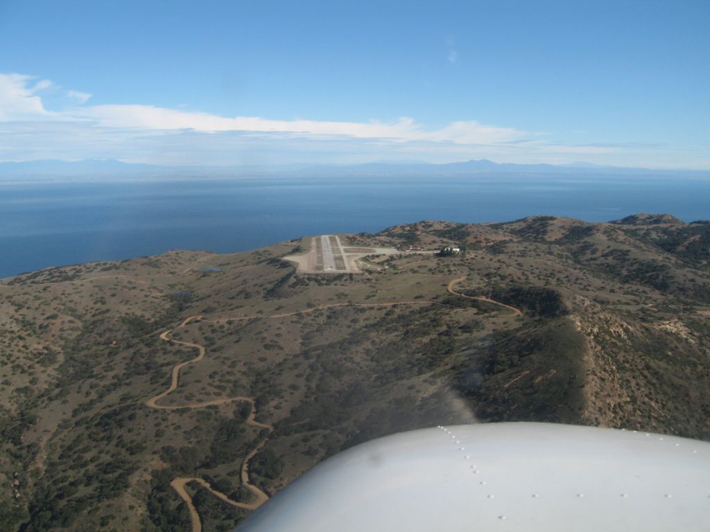 landing at Catalina airport
