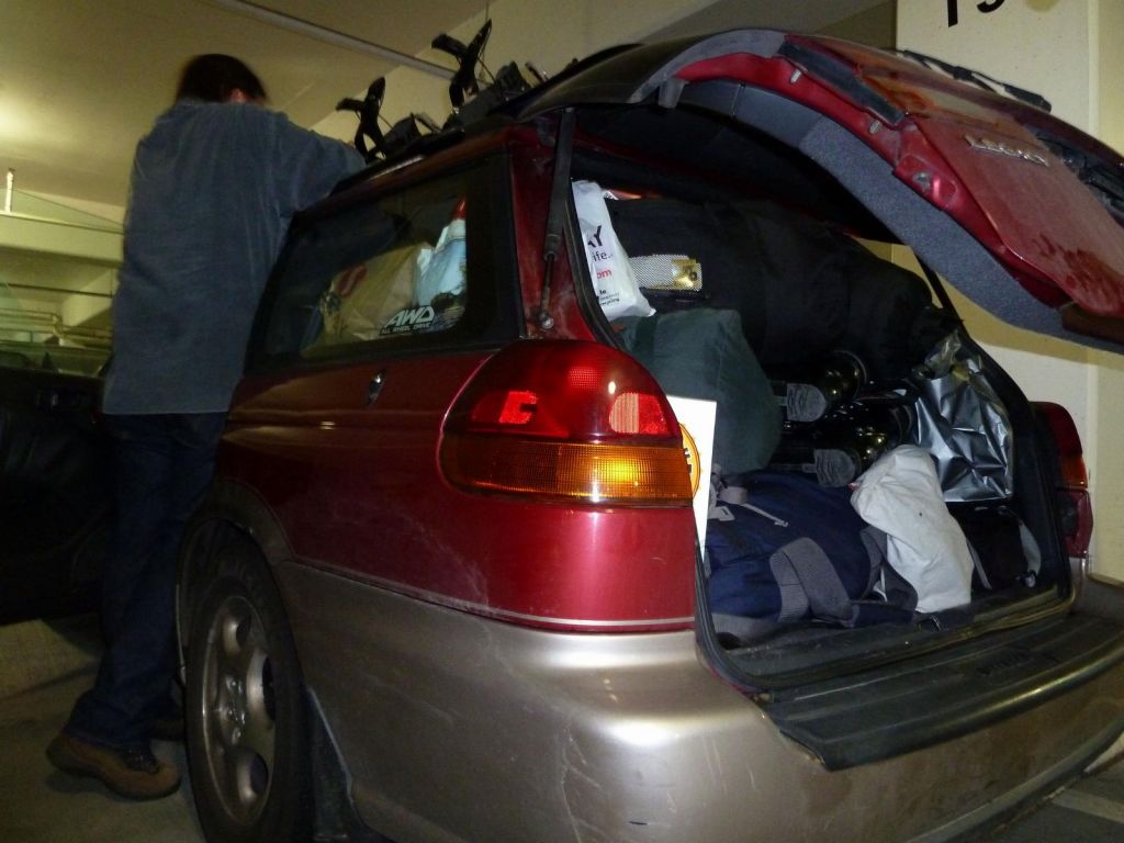 car was packed to the rim :)