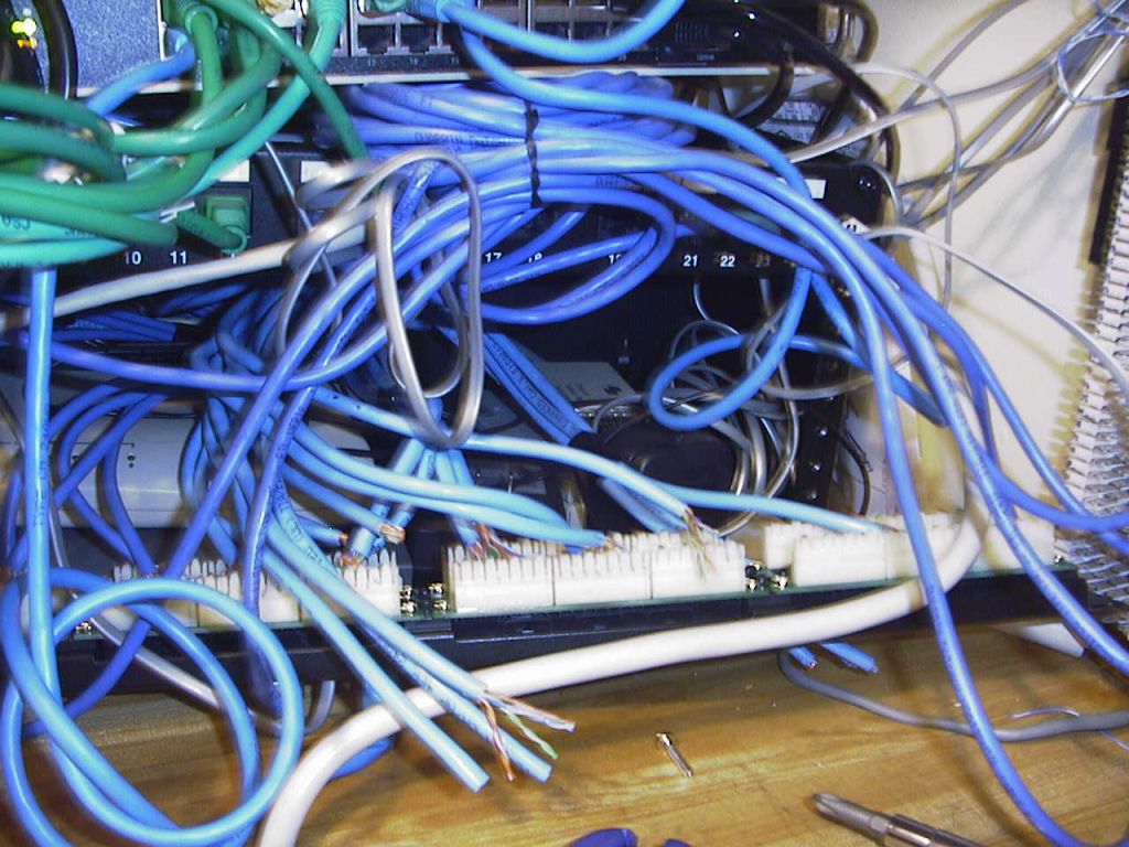 Yeah, I had to installing each and every cable one by one, wire by wire