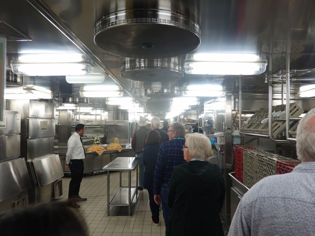 we also got a tour of the kitchen