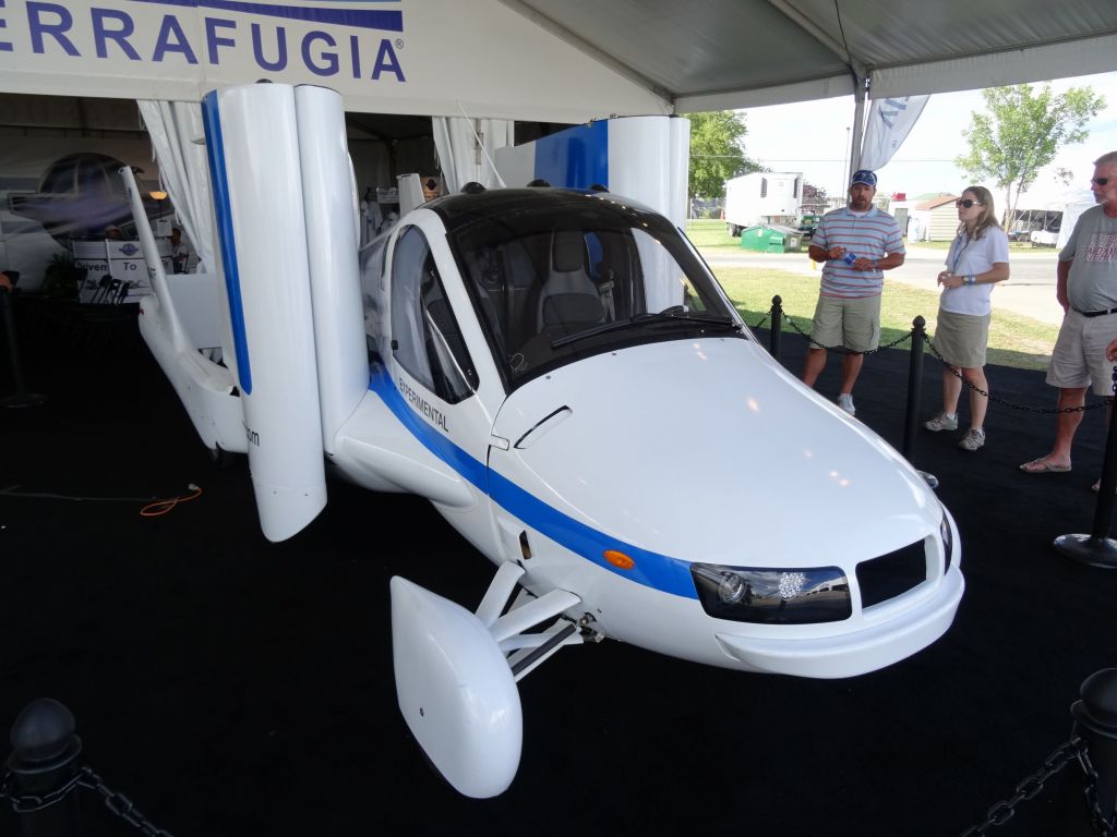 The terrafugia transition did a test flight for us