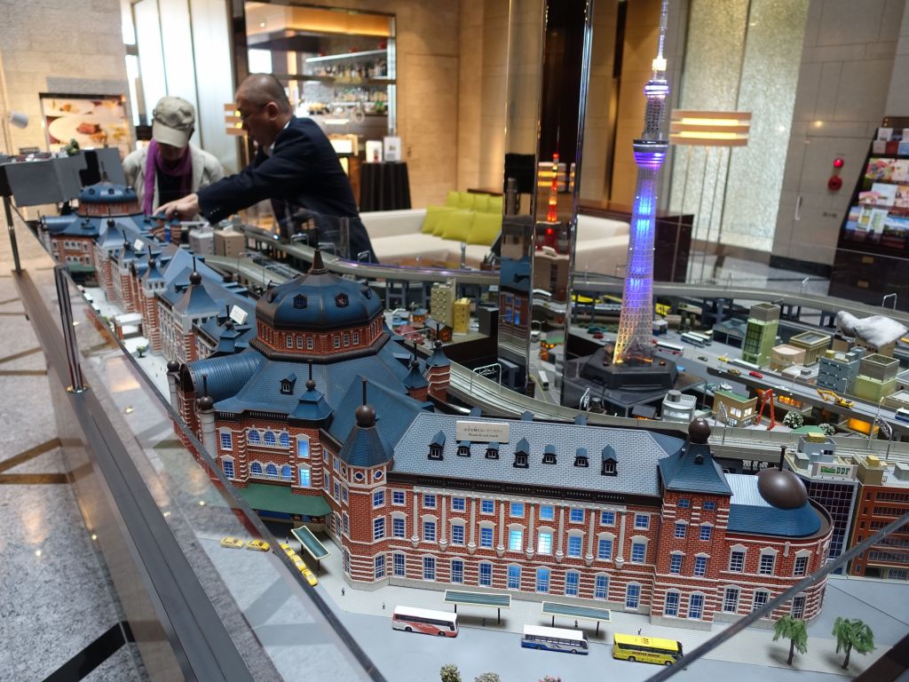 someone was fixing the model trains in our hotel