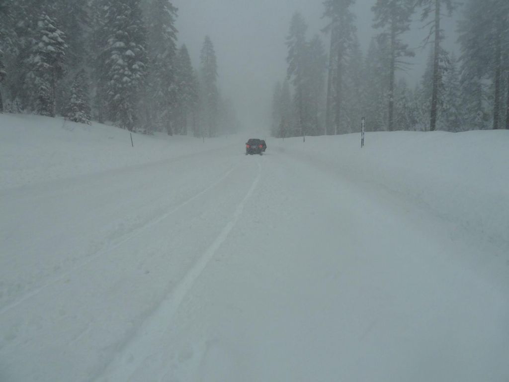 caltrans plowing was 'minimal' as you can see.