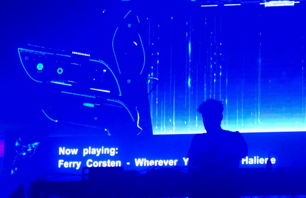 great thing was the track names in the visuals