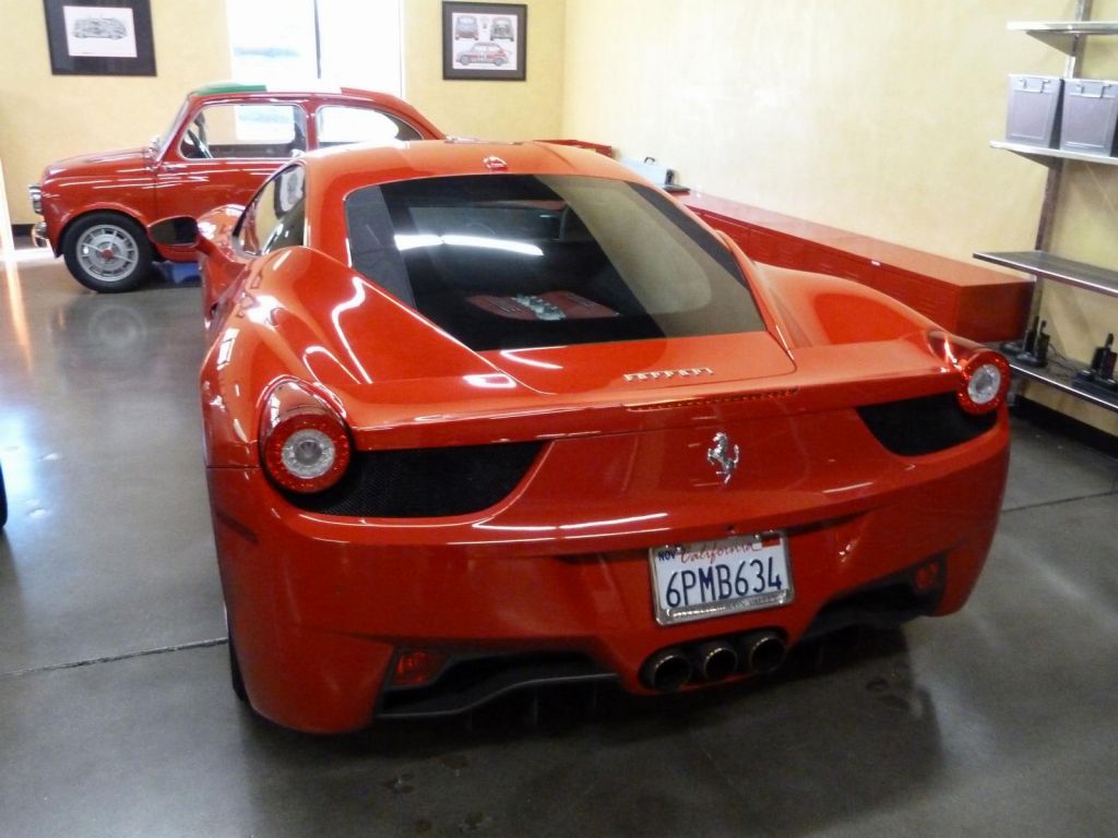 they had just received a Ferrari 458