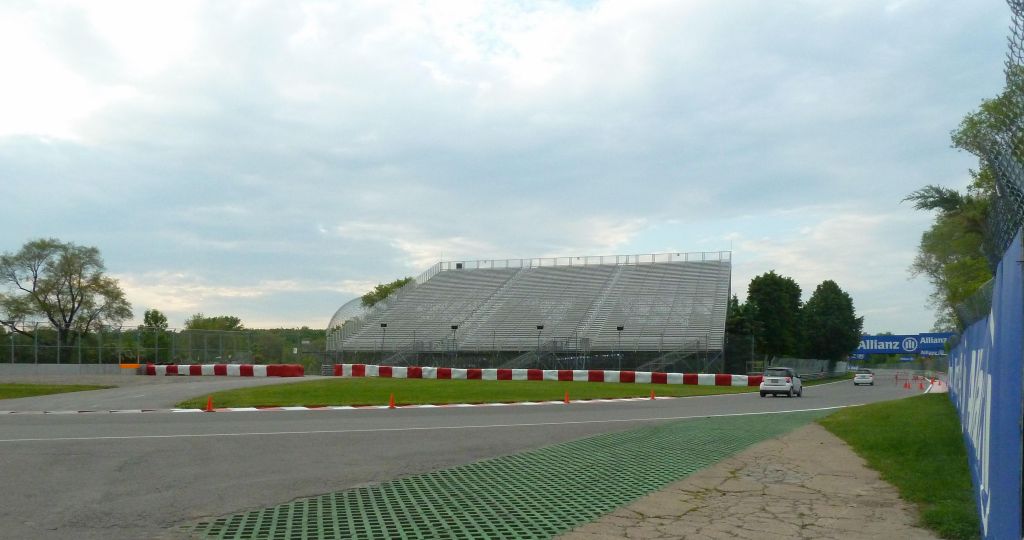 Circuit Gilles Villeneuve on Ile Notre-Dame just before the Grand Prix