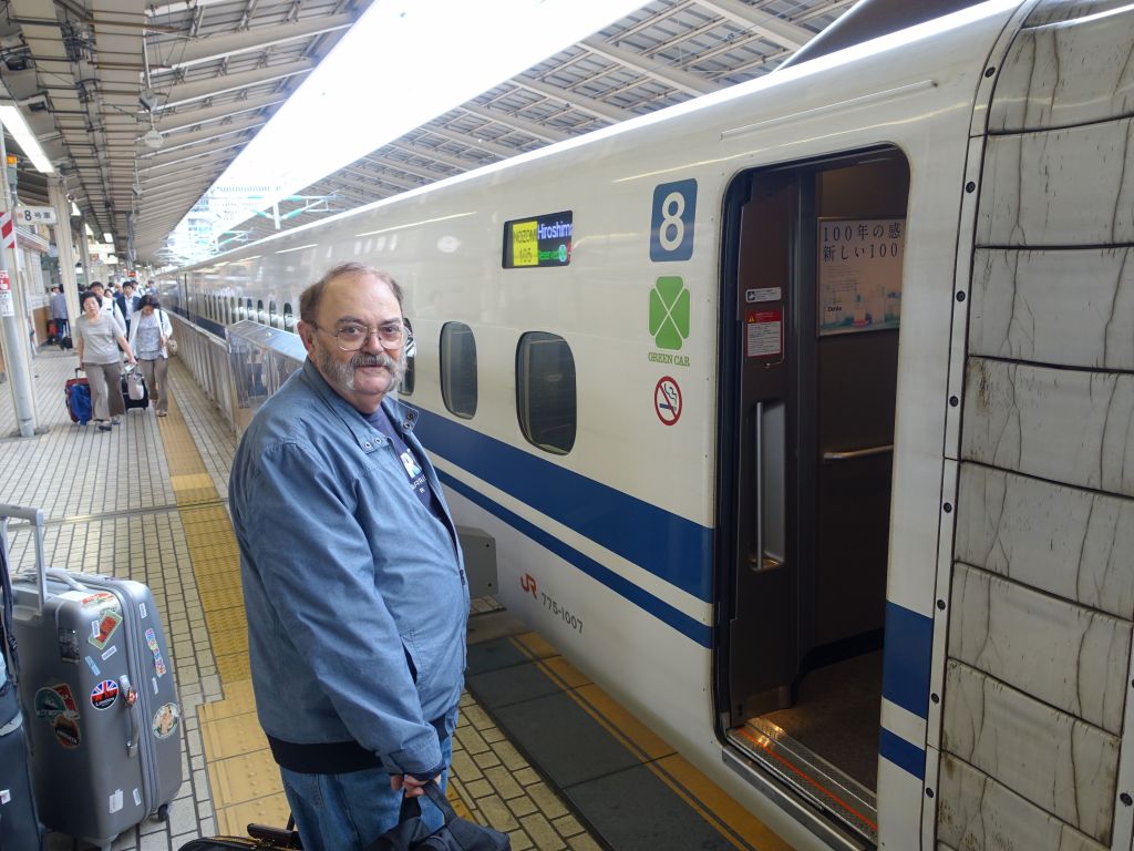 boarding our shinkansen