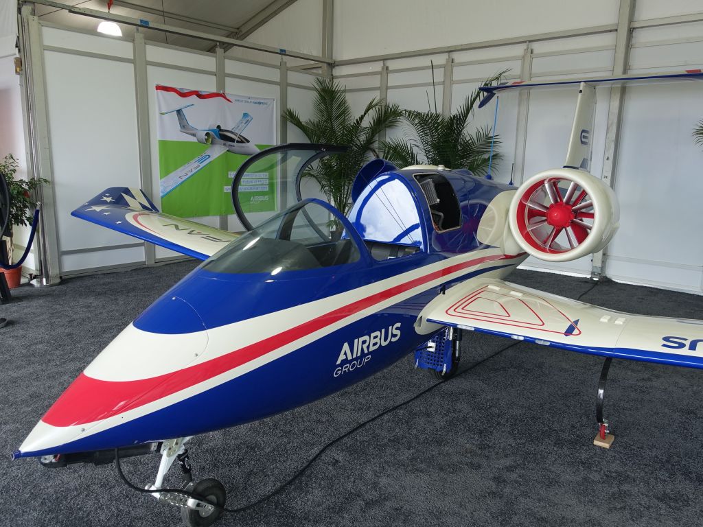 Airbus had a hybrid-electric plane that could burn fuel to recharge batteries if needed