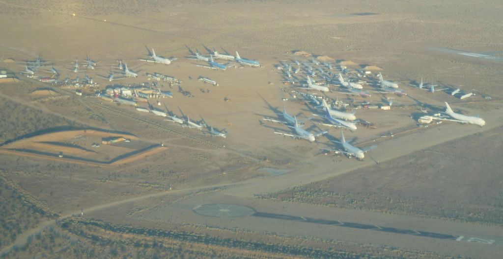 Airliner Graveyard at Mohave Spaceport