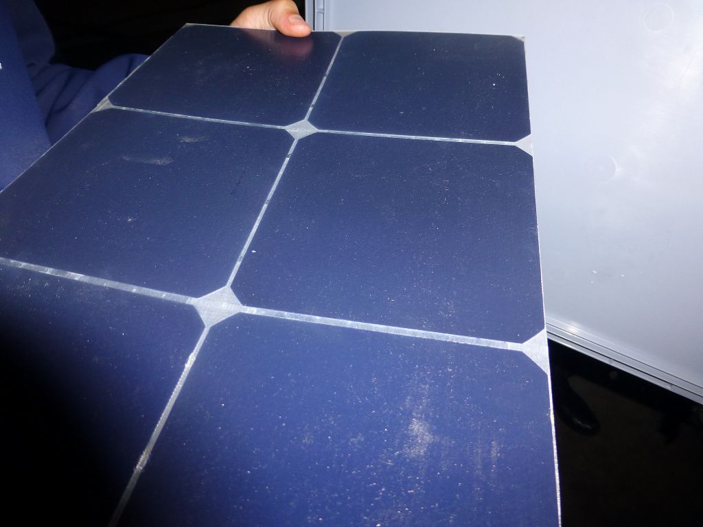 the solar panels from sunpower are also super thin and super light