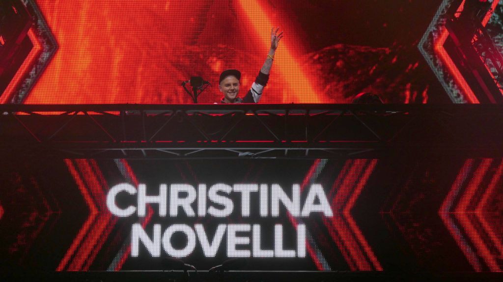 I had never seen Christina before, she played some good trance