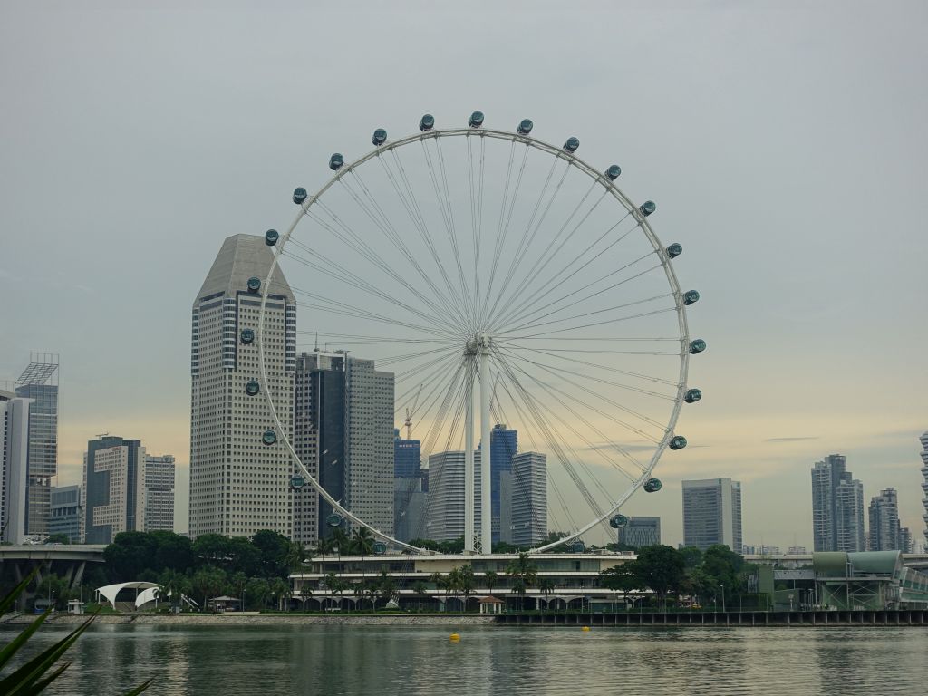 view taken later (from garden by the bay)