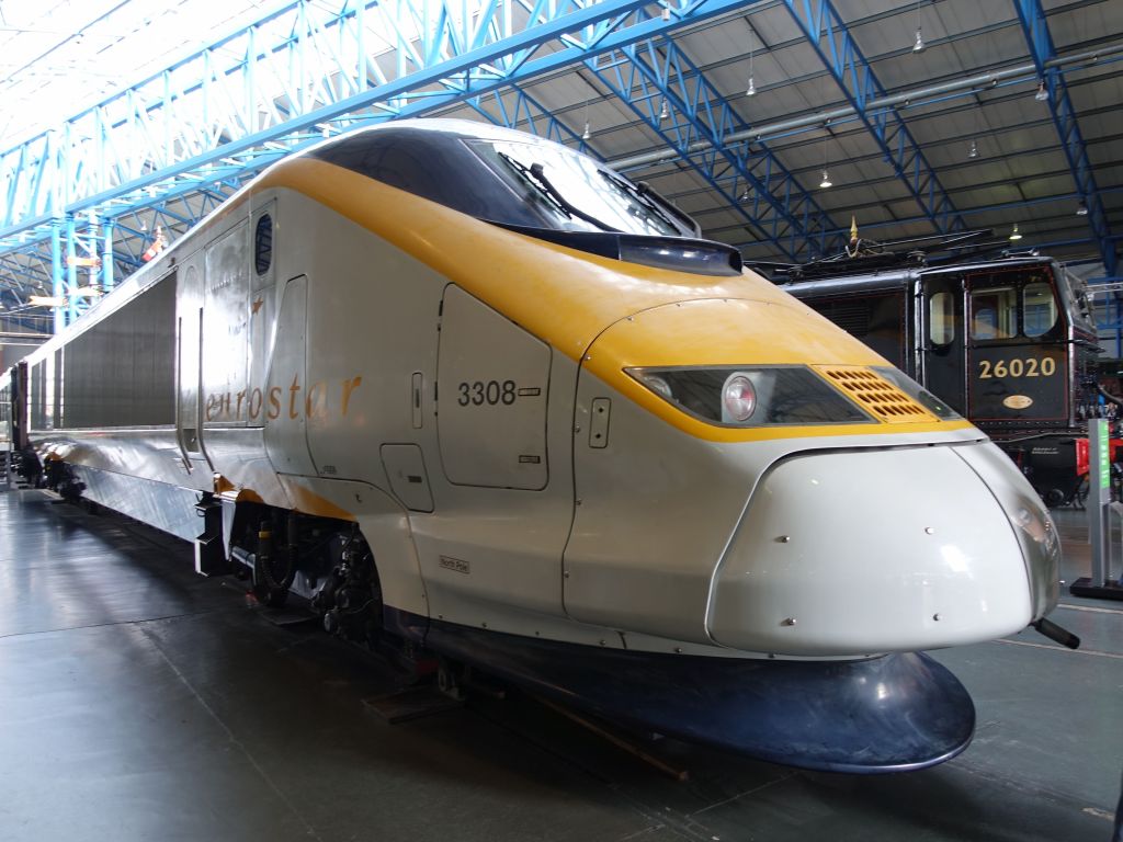 the eurostar that takes you from Paris to London, based on the TGV