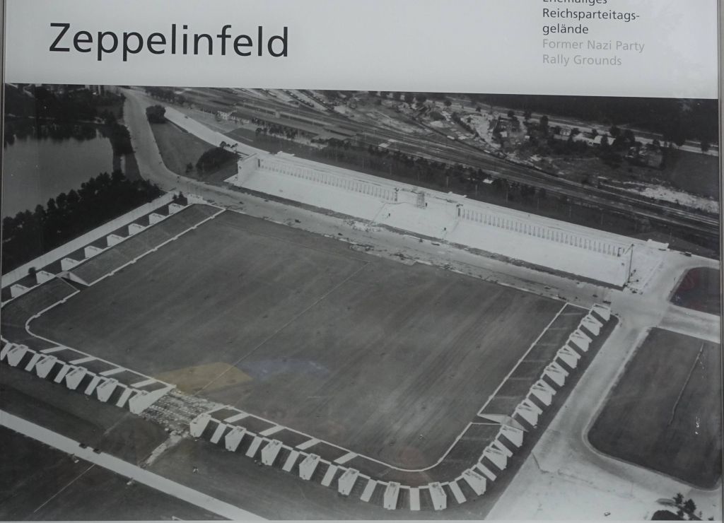 Zeppelin Field was used for huge Nazi rallys