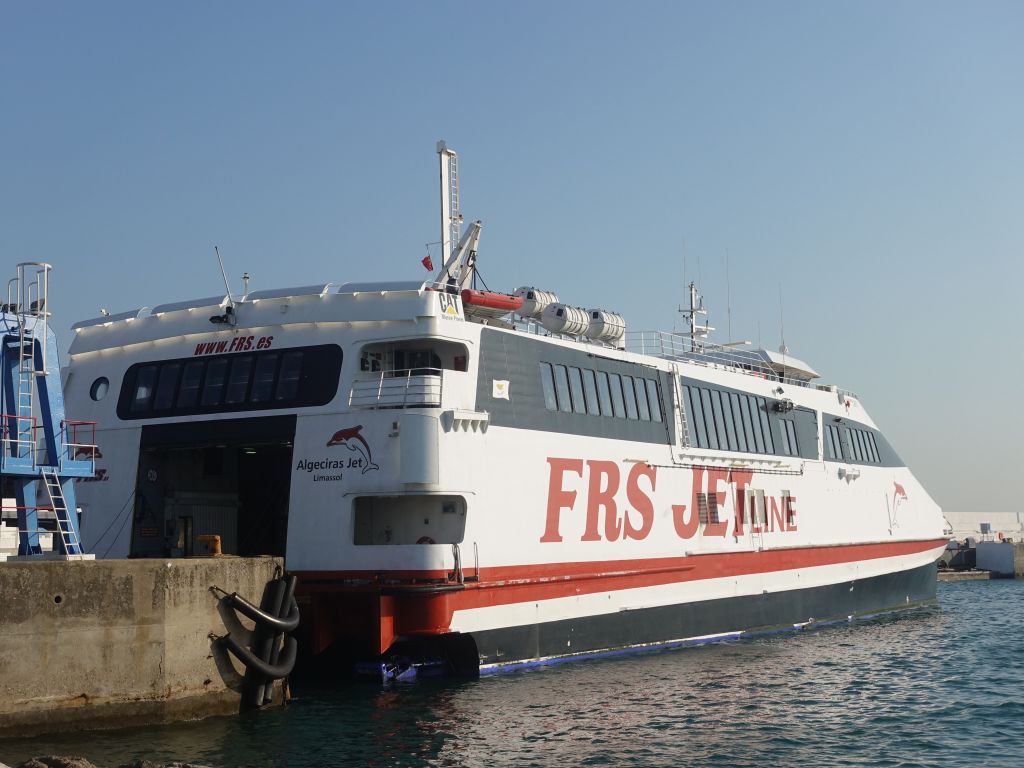 we then took one of the fast 1H ferries to Tangier