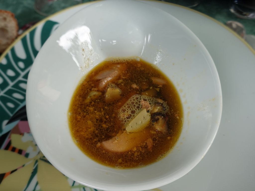 foie gras soup, yum