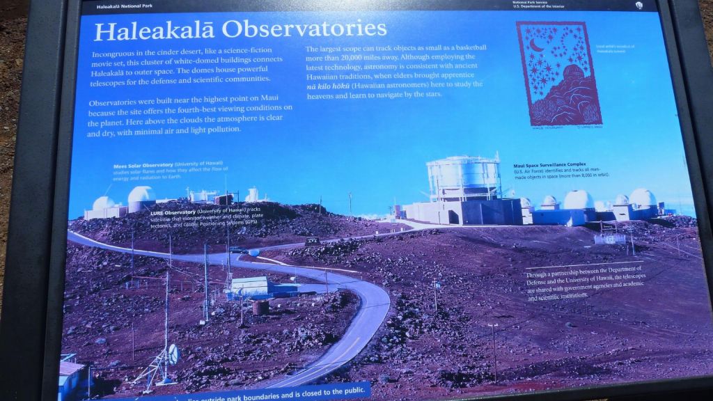 at the top of a bit over 10,000ft, there were a lot of observatories