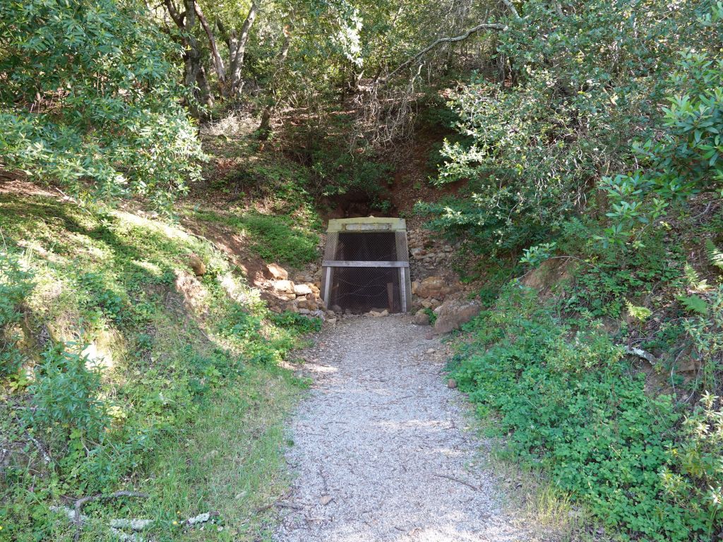 mine entrance, but you can't go inside
