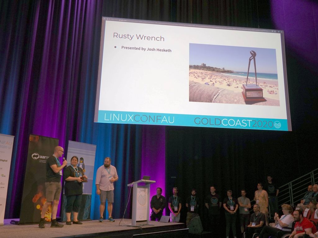 Jon Oxer won the Rusty Wrench award this year, and it was well deserved