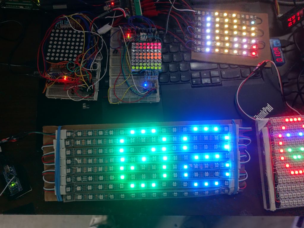 Marc's Blog: arduino - Adafruit GFX on NeoMatrix and RGB Matrix Panel Demo