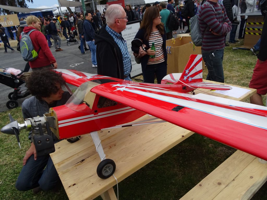 RC plane used for city imaging