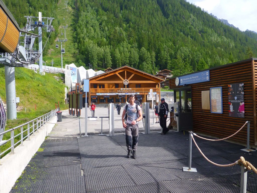 we went across to the Brevent lift instead